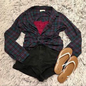 🦚 Hollister Flannel 🌲